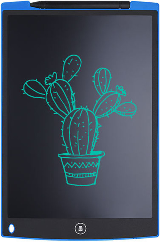 VMV FUZON 12inch LCD Writing Pad For Kids ReWriting Paperless Electronic Digital Slate V8(Blue, Black)
