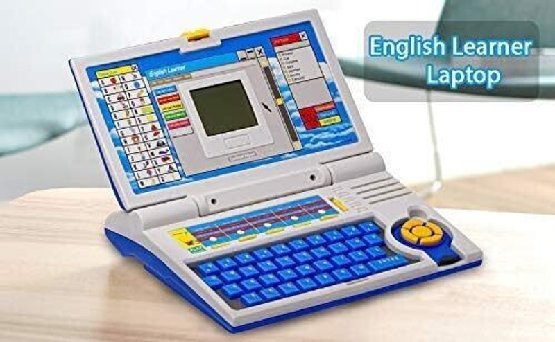 KHELOZZ Laptop 20 Fun Activity Learning Machine, Now Learn Letter, Words(Multicolor)