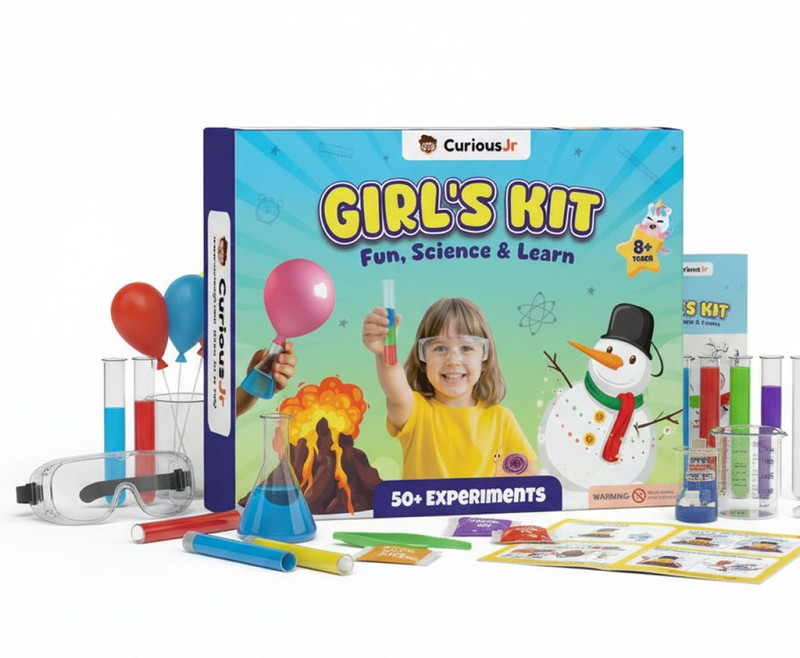PW Science Kit for Girls Age 8 to 15 Years Old | 25+ Science Experiment(Multicolor)