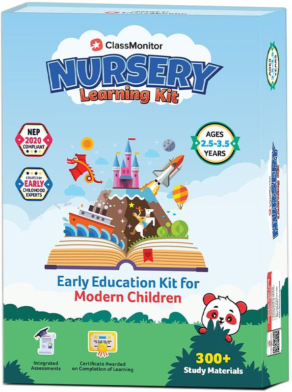 ClassMonitor 14+ Activities For Age 2.5-3.5 Years Nursery Learning Kit for Kids(Multicolor)