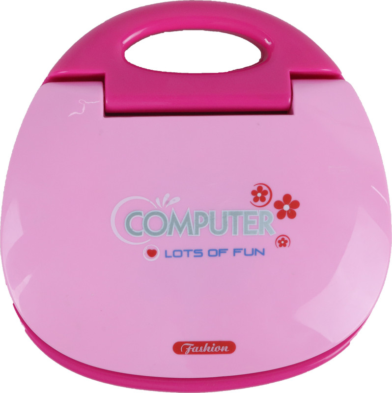 Aadrika Educational Learning Kids Laptop, Led Display, With Music, Assorted Color(Pink)