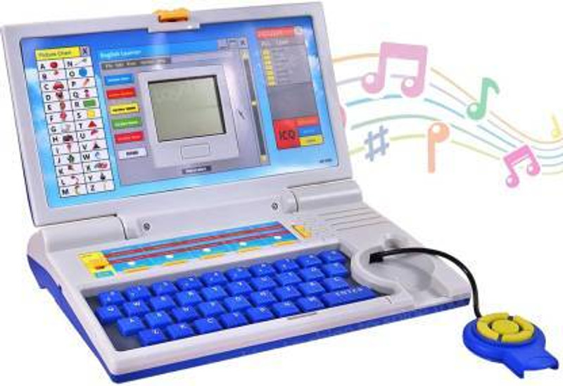 IJAYTOYS Big Deal, Laptop Computer Toy with Mouse for Kids Boys & Girls (Multicolor)(Multicolor)