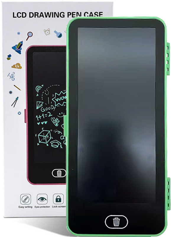 MOOZMOB LCD Writing Slate Pad Geomatry Box for Girls and Boys Writing Tablet(Multicolor)