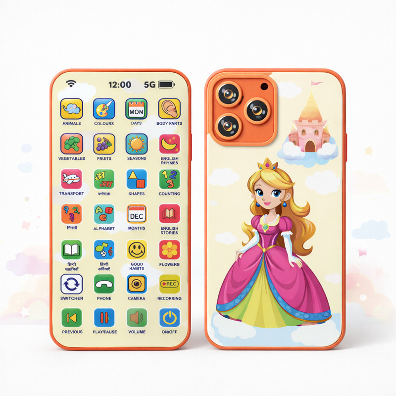 NYVAAS Educational Toy Phone for Kids (2+ Years) – Multi-Language Learning Phone(Multicolor)