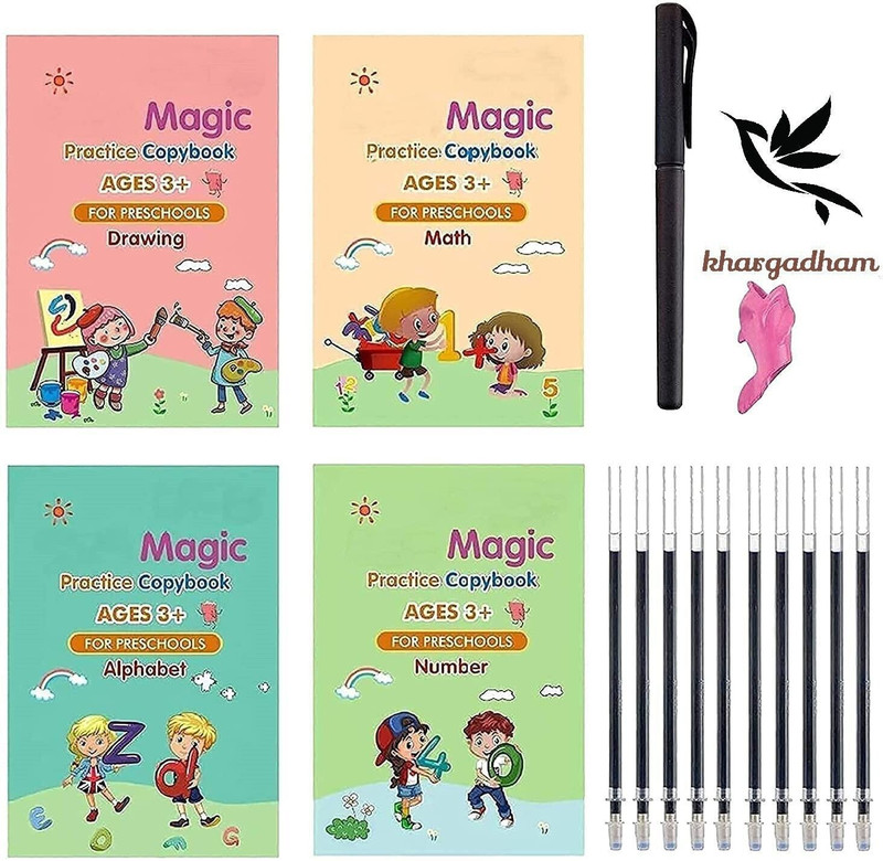 ZENVO Magic Book: First Learning Workbook(Multicolor)