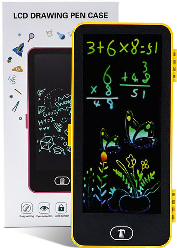 MOOZMOB LCD Writing Tablet Geometry Box for Boys and Girls Stationary Educational Toy(Multicolor)