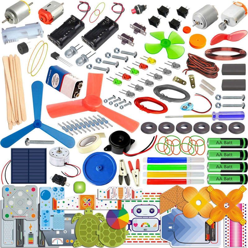 Kit4Curious 140 experiments Science Projects DIY gadgets toy educational learning Kit(Multicolor)