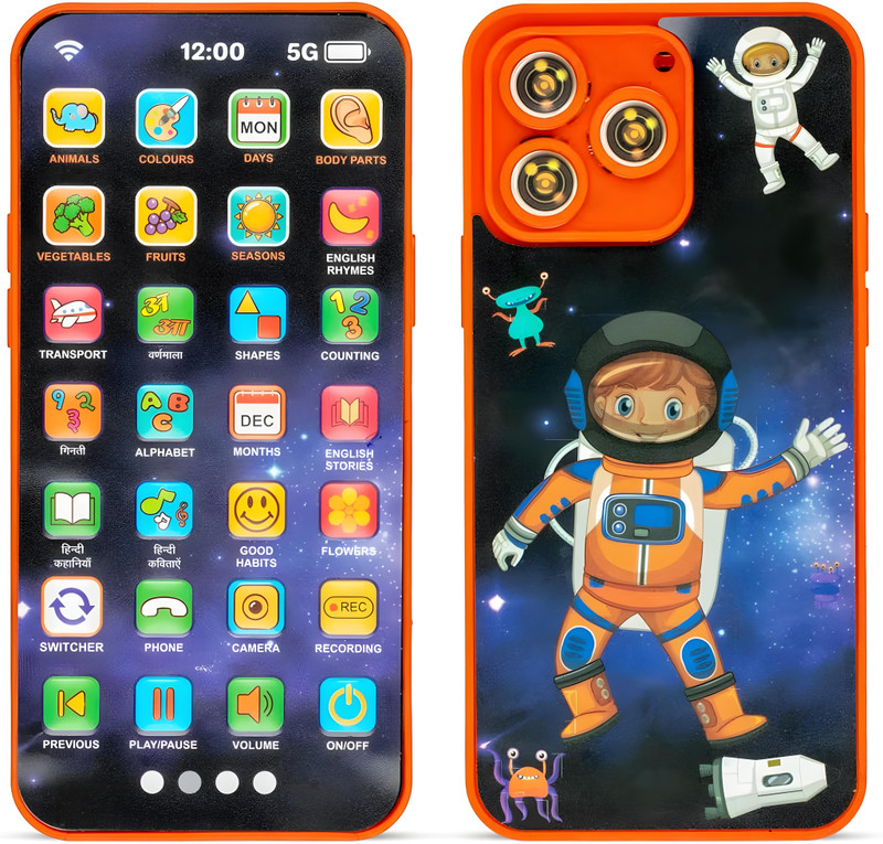 Toybot Baby Educational Phone Toy with 28 Learning Function Rechargeable Mobile For Kid(Multicolor)