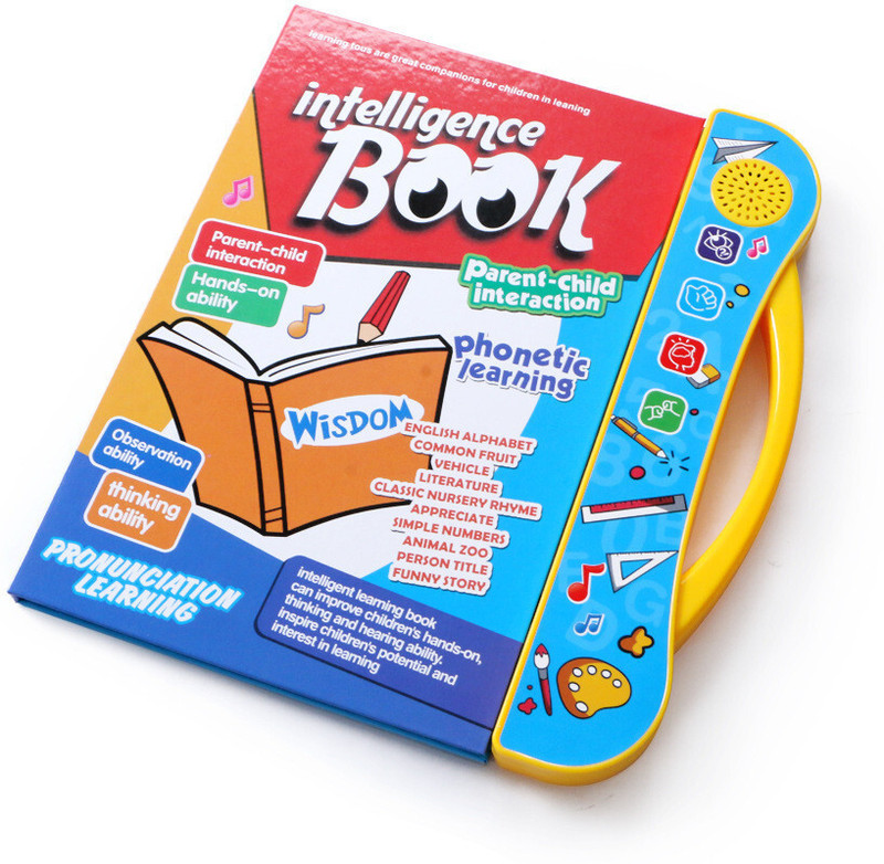 KC COLLECTION Educational Toy English Reading Book - Alphabets, Numbers, Animals, Fruits(Multicolor)
