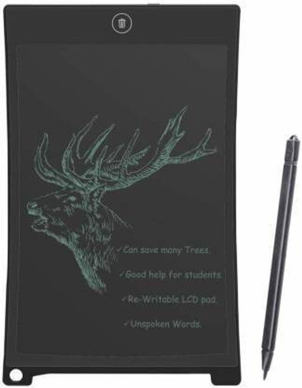 Adhira Toys LCD Writing Tablet Erasable Handwriting Drawing Pad Electronic Doodle Board(Black)