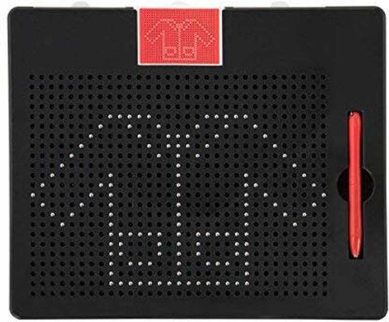 WANQLYN MagPad Magnetic Drawing Board for Kids and Toddlers with Magnet Stylus Pen(Black, Red)