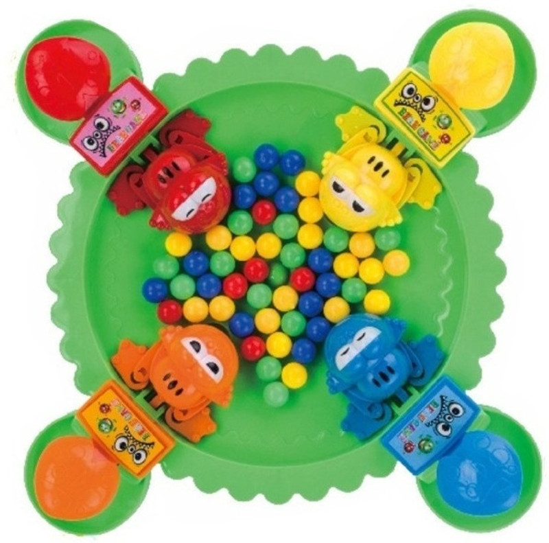 Quasar Hungry Frog Eating Beans Games Family Party Parent-Child Interactive Game Toy for Children Adult Stress Relief Toy Party(Multicolor)
