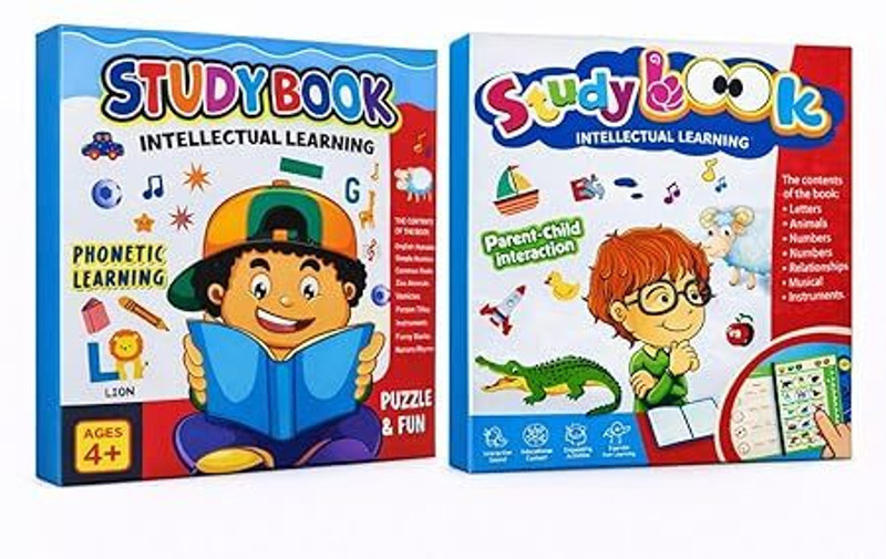 KIDDZONN Electric Intelligence Study Book Sound Book for Children(Multicolor)