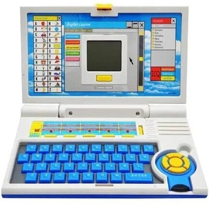 Play and Seek Mini Blue Educational Laptop with LED Display(Blue)