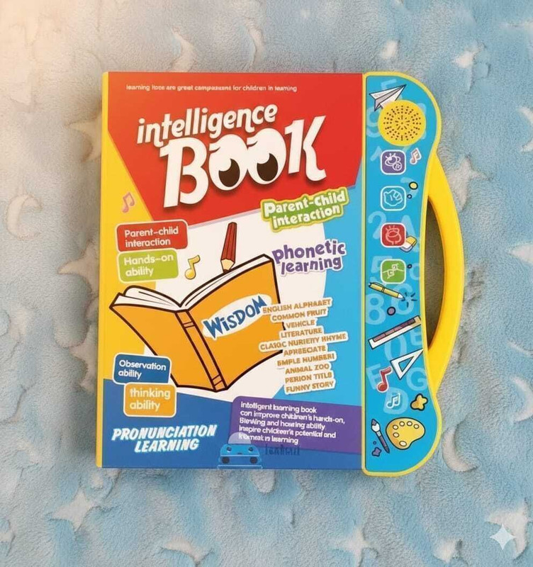 Zintargo Musical Learning Study Book with Number, Letters, inteligent book for kids(Multicolor)