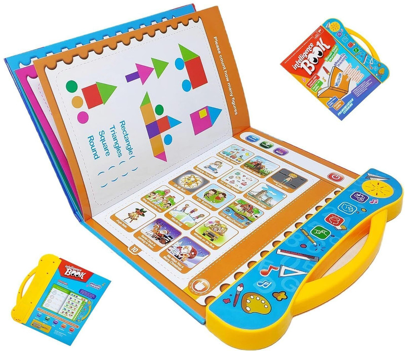 Kidoyz Learning Book for Kids | Interactive Talking Educational Book with Music & Sound(Multicolor)