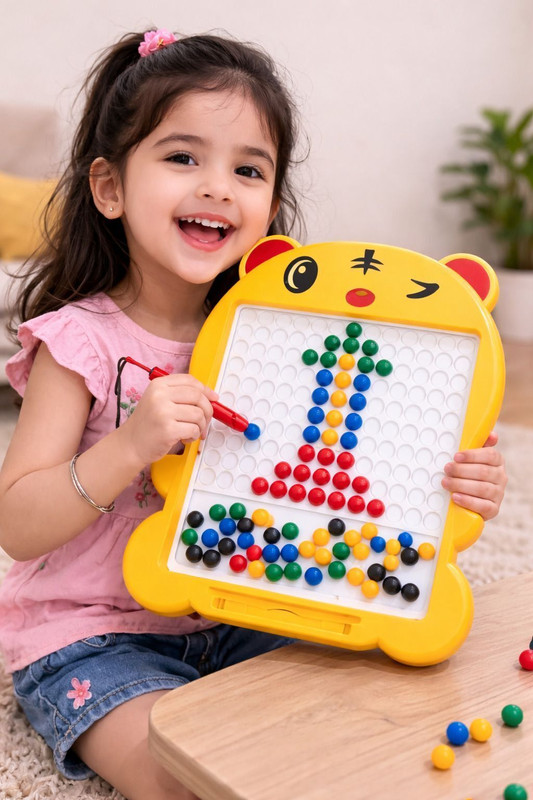 LapaToys Magnetic Drawing Board with Pen(Multicolor)