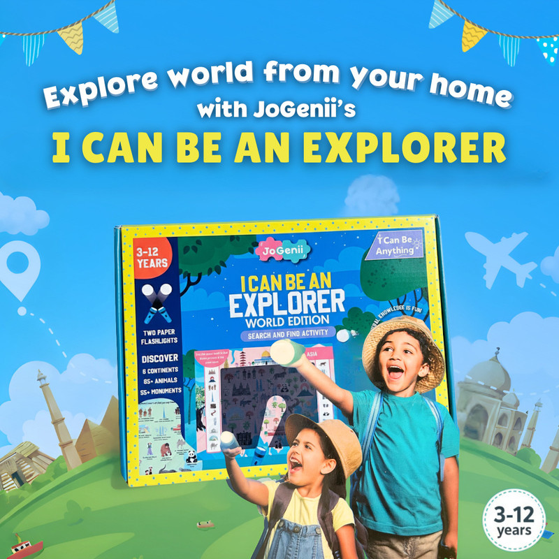 Jogenii I Can Be an Explorer - Seek & Find Activity Kit(Multicolor)