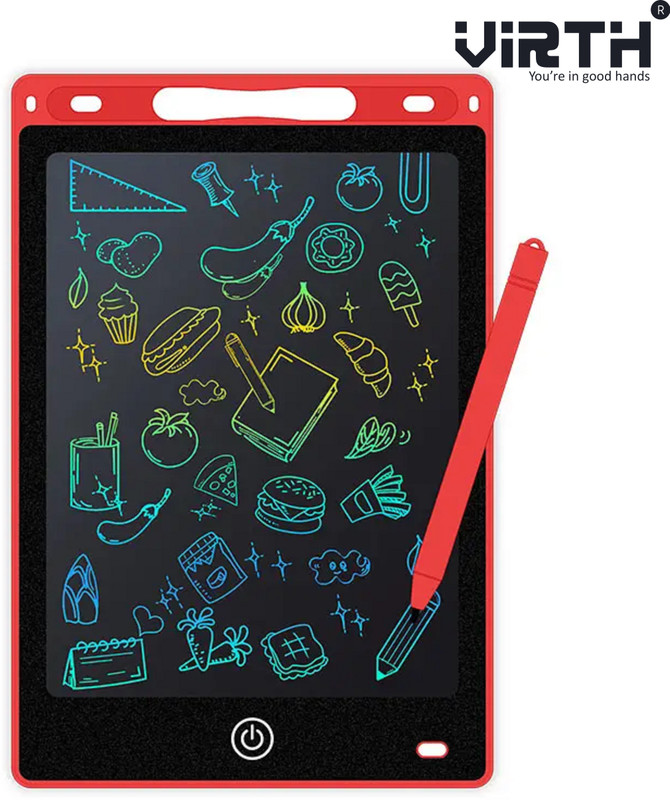 Virth 12 Inch LCD Writing Slate For Kids And Adults Writing Skill Development Slate(Multicolor)