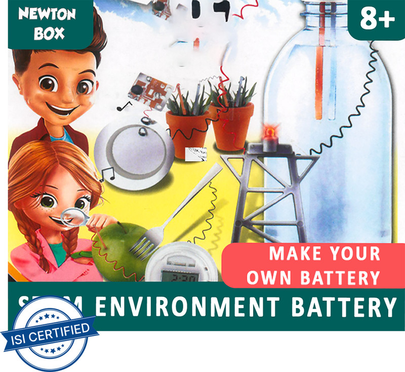 Little Olive Newton Box Power experiment Kit |Toys for boys and girls aged 8+ years(Green)