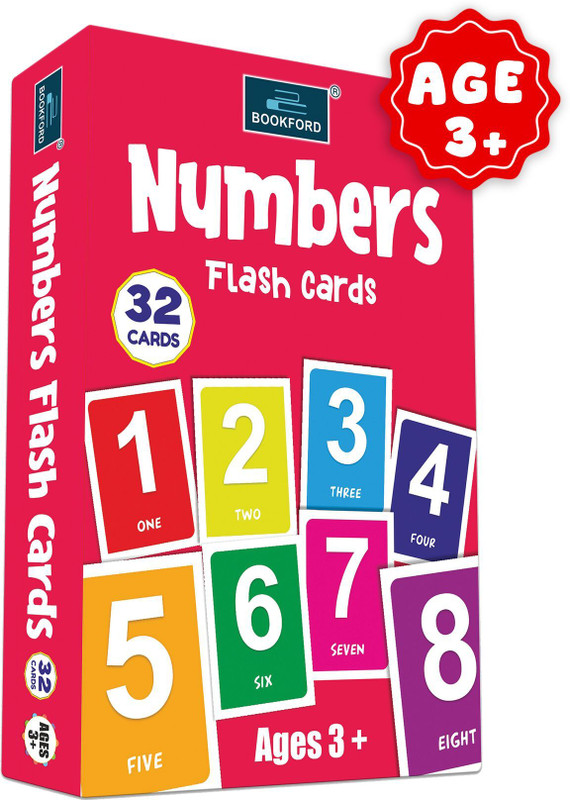 BOOKFORD Numbers 1-100 - Flash Cards For Kids(Multicolor)