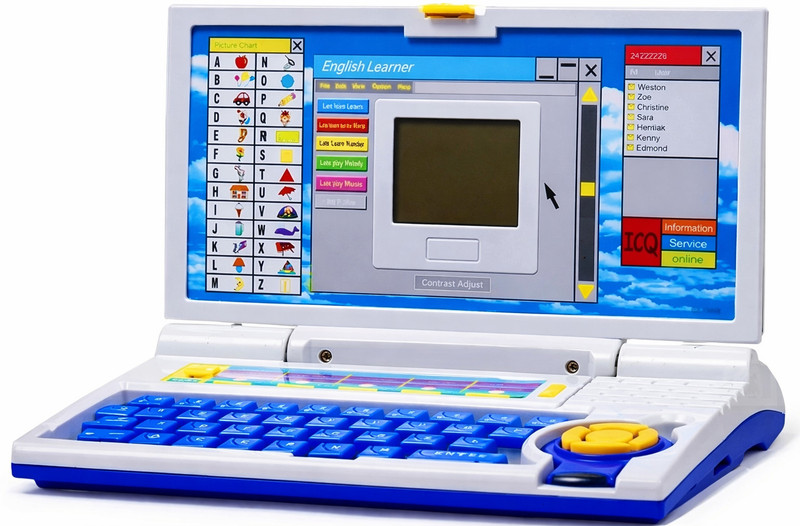 WORLD OF TINY Kids Interactive Learning Laptop with Educational Programs(Multicolor)