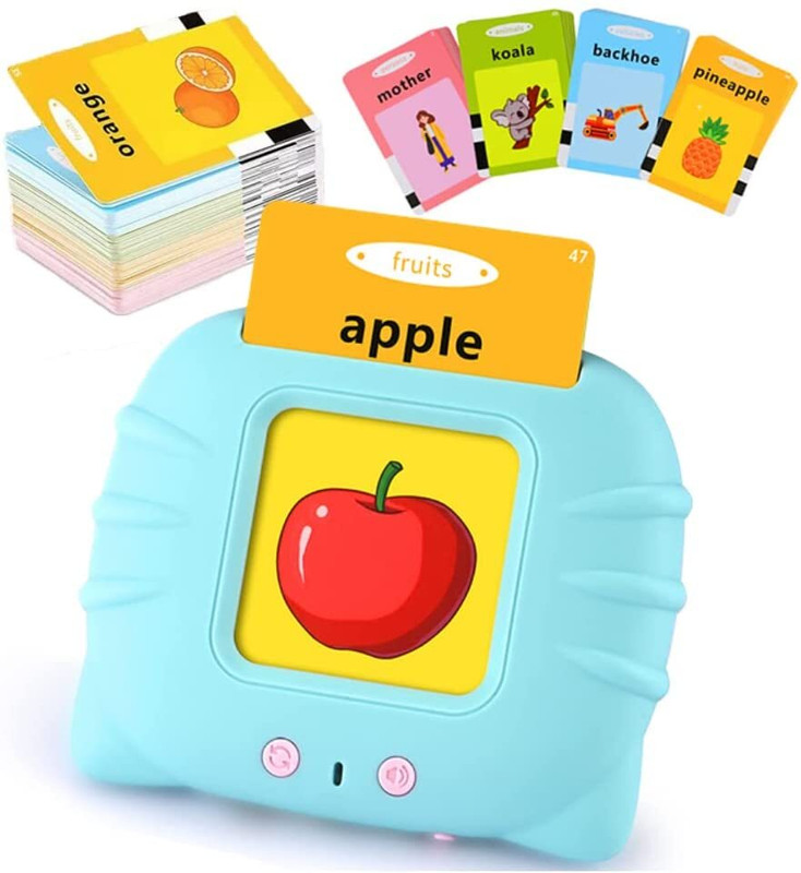 Esselkay Kids Flash Cards Educational Toys for 2-6 Years, 112 Pcs 224 Words Learning Toys(Blue)