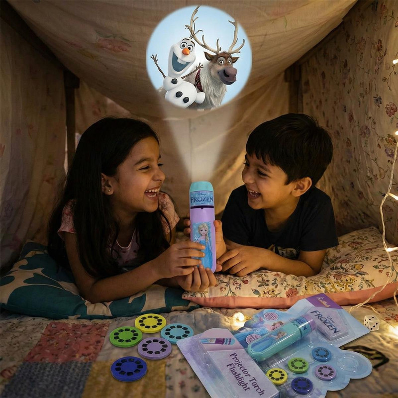 Kriiddaank Spiderman Handheld Projector Torch with 3 Slides(Blue)