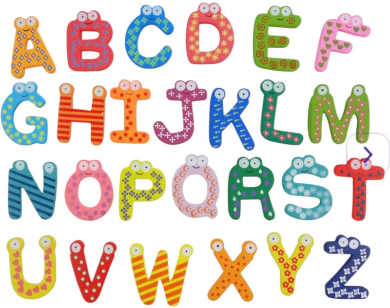 Godsendgoods Magnetic Alphabets(Multicolor)
