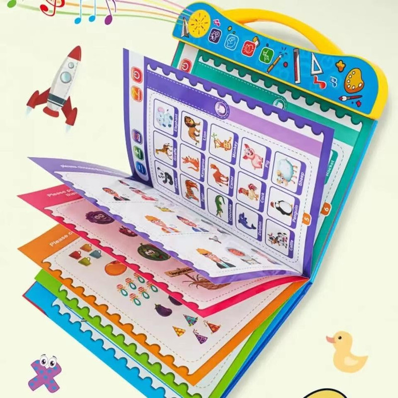 Haulsale Intelligence Interactive|Phonetic Sound|English Reading Study Book-107(Multicolor)