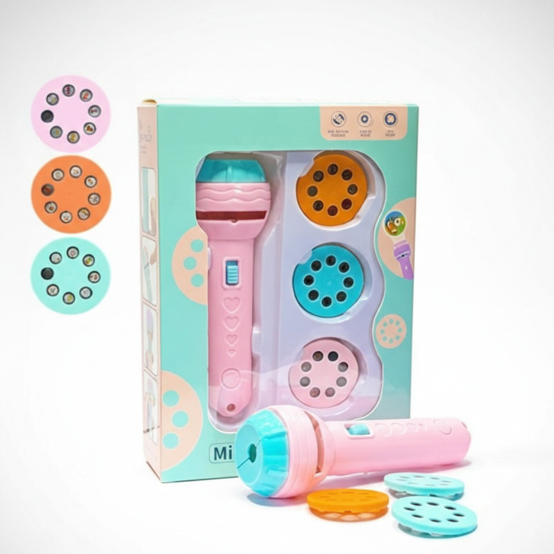 Echoshop MoonLight Kids Projection Torch(Multicolor)