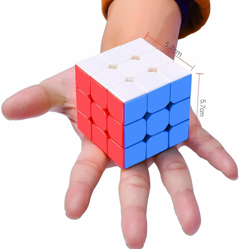 KOBBET 3x3x3 Speed Cube, Puzzle Cube for Kids and Adults, Match Making Puzzle Cube(Multicolor)