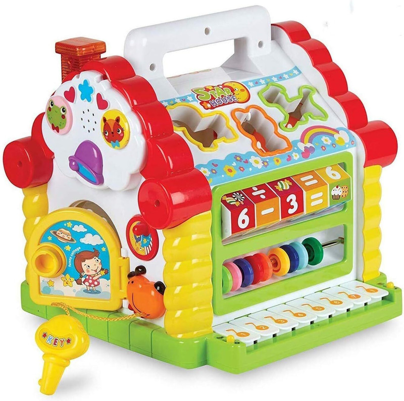 MY KAFERS Musical Activity House Toy For Kid With Piano,Sound,Counting & Learning Game(Multicolor)