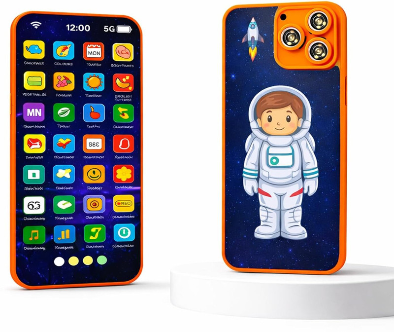 FUN EXPRESS Educational Phone Toy Kids Rechargeable 24 Modes Mobile Toy for Gift Birthday(Multicolor)