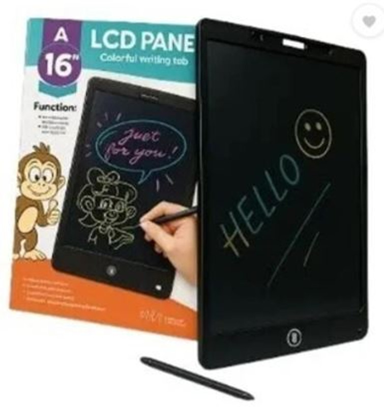 samipna 16 Inch Writing Tablet Pad with Stylus Digital Graphic Slate for Kids & Students(Multicolor)