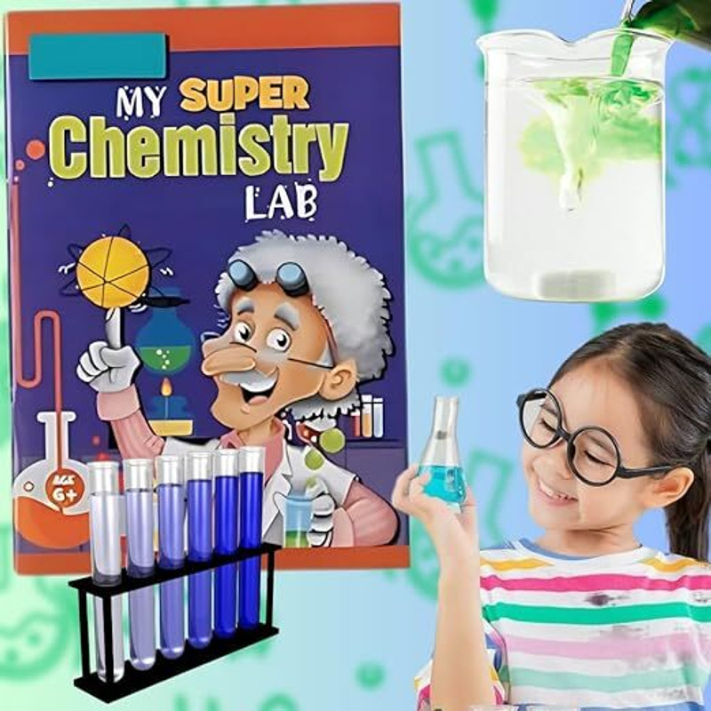 Barodian's Kids Chemistry Lab Set, Educational Science Kit Test Tubes(Multicolor)