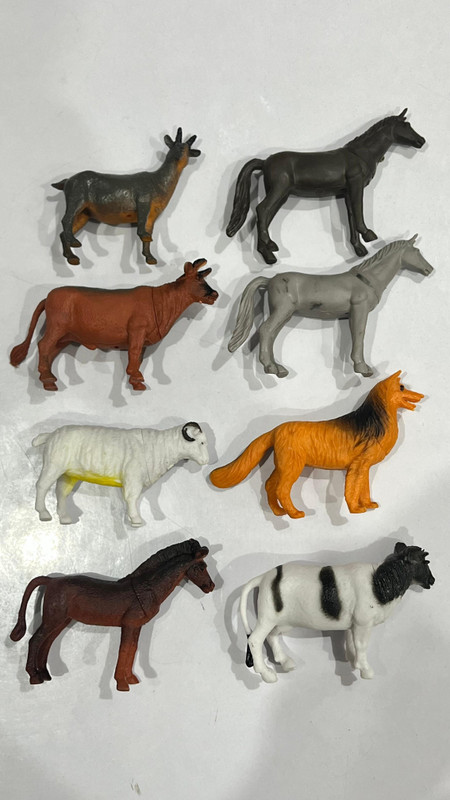 Sangam stationery suppliers MY FARM BIG ANIMAL 8 PECS SET FOR PROJECT USE/ PLAYING FOR CHLIDREN(Multicolor)