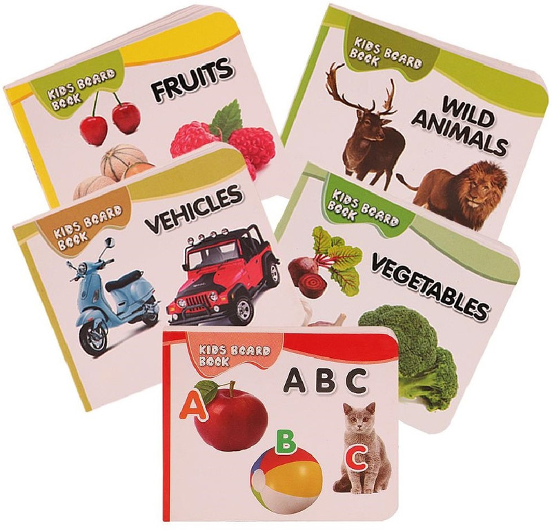 HOMESHOPEEZ Early Educational Learning Kids Board Books Pre School Primary Baby Books 1+ .(Multicolor)