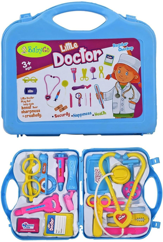 ADTOO Kids Doctor Play Set Medical Kit Toy with Stethoscope & Accessories(Multicolor)