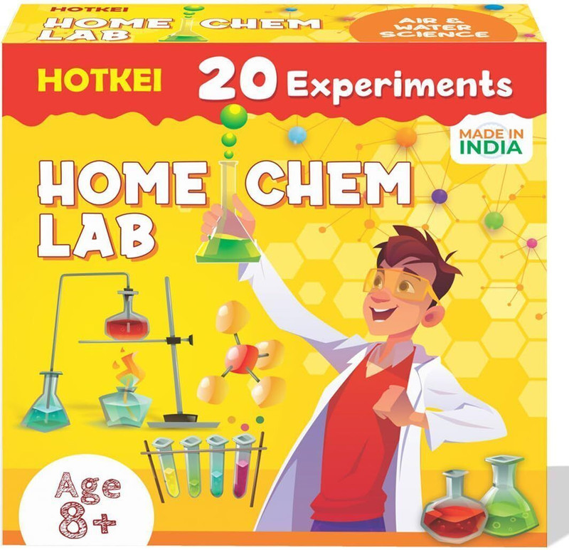 HOTKEI Educational Science experiment Kit stem Toys for Kids Boys Girl Aged 8-14 Years(Yellow)