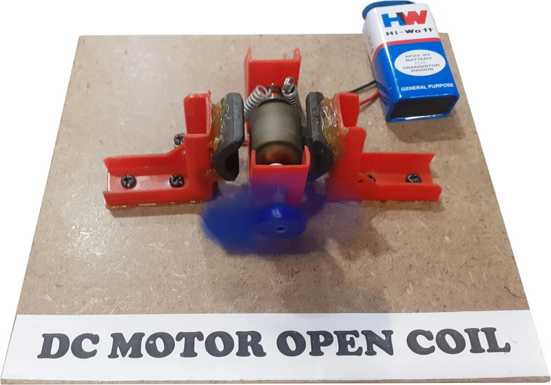MELODY's DC Motor Open Coil Physics Working Model Project Science Demo Experiment Kit.(Multicolor)