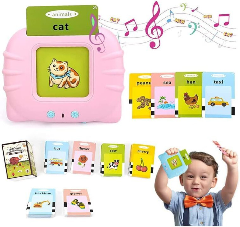Euclid Talking Flash Cards for Kids 2–5 Years(Pink)