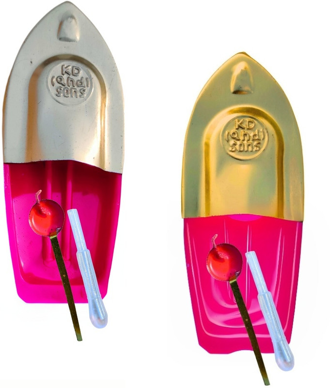 kd and sons nostaalgic indian pop pop steam boat toy for boys and girls(Red)