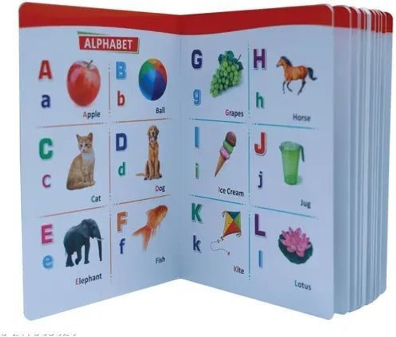 ZAMBUR Kids All in one hard book for Pre School child Hindi And English Language(Multicolor)