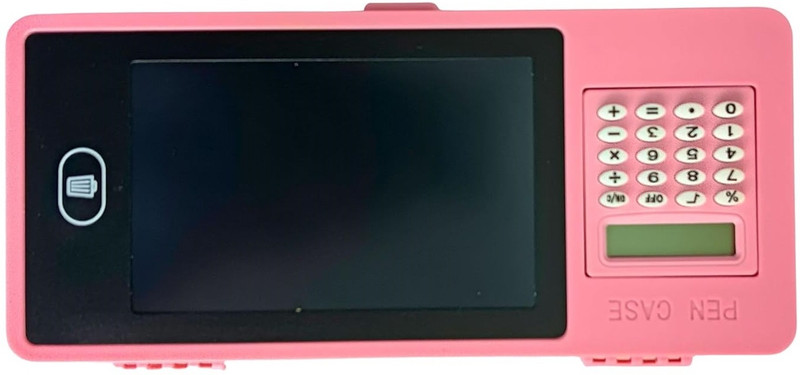 SKYVOKES LCD Writing Tablet Pencil Box with Calculator(Multicolor)