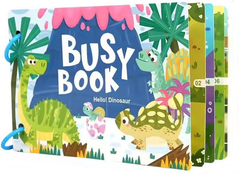 CrazyBuy Early Education Stickers Book 1 Pack Kids Stickers Busy Books for Toddlers(Multicolor)