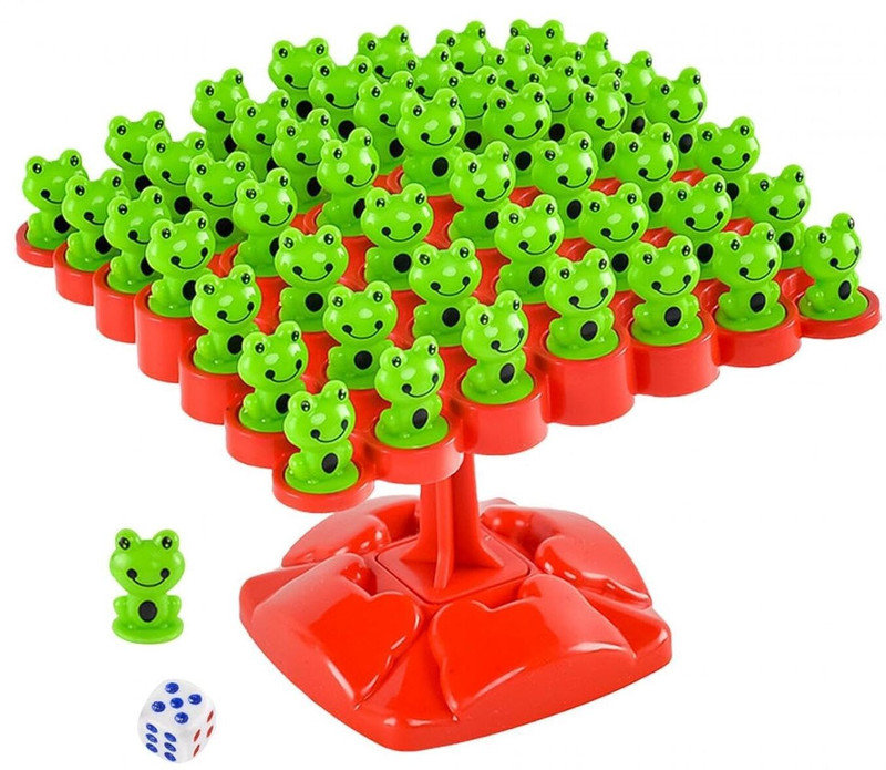 AELLA Multiplayer Frog Balance Games for Kids Board Games for Family 3 + Years Board Game Accessories
