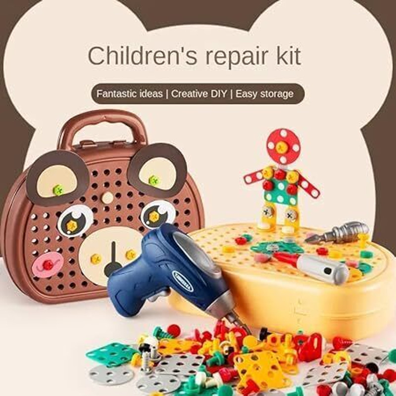 HEERVAEXIM screw puzzle board set(Multicolor)