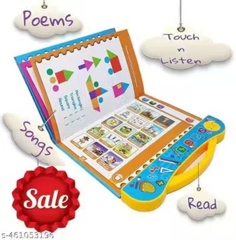 sylvoro Educational Talking Sound Book for Kids – Learn Alphabets, Numbers(Multicolor)