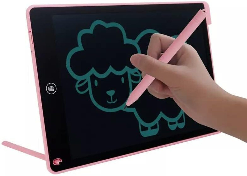 TOYNDIA Electronic Writing slate Erasable Doodle Board Writing Board for Kids(Pink)